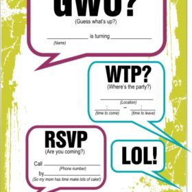 kids birthday invitations templates
