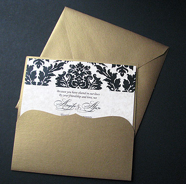 dramatic black white gold wedding invitations dramatic black white gold wedding invitations