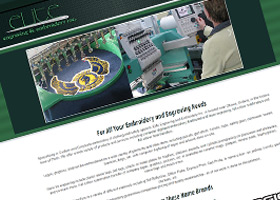 Website design for Elite Engraving and Embroidery Inc