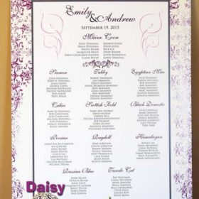 Antique Seating Chart