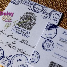 Passport invite and rsvp
